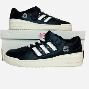 Adidas Originals Unisex Child Forum Low Sneaker Black Basketball Shoes Kids Sz 1